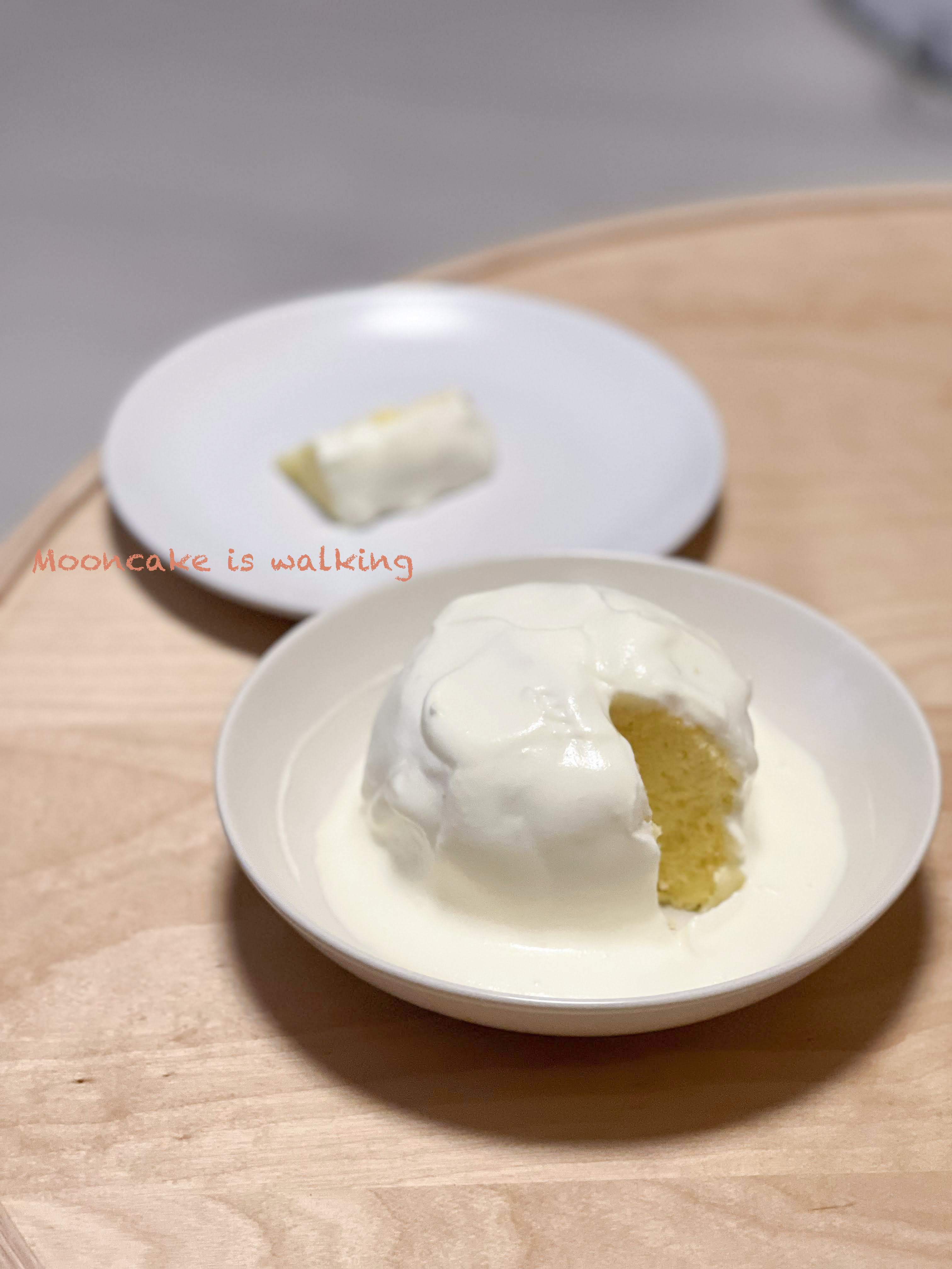 【食譜】奶油戚風蛋糕・淡奶油代替牛奶・簡簡單單在家吃甜品